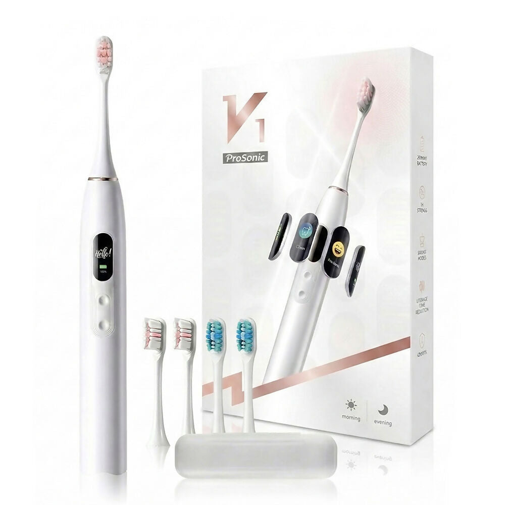 Oryzom ProSonic V1 — Professionelle Zahnreinigung mit Schalltechnologie für glattere Zähne und optimale Mundhygiene