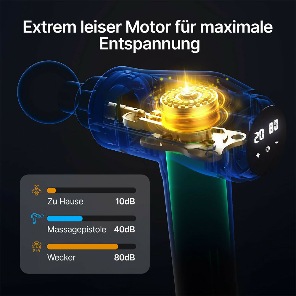 Oryzom ProPulse V1 – Professionelle Tiefenmassage mit 30 Geschwindigkeiten für gezielte Entspannung und lockere Muskeln