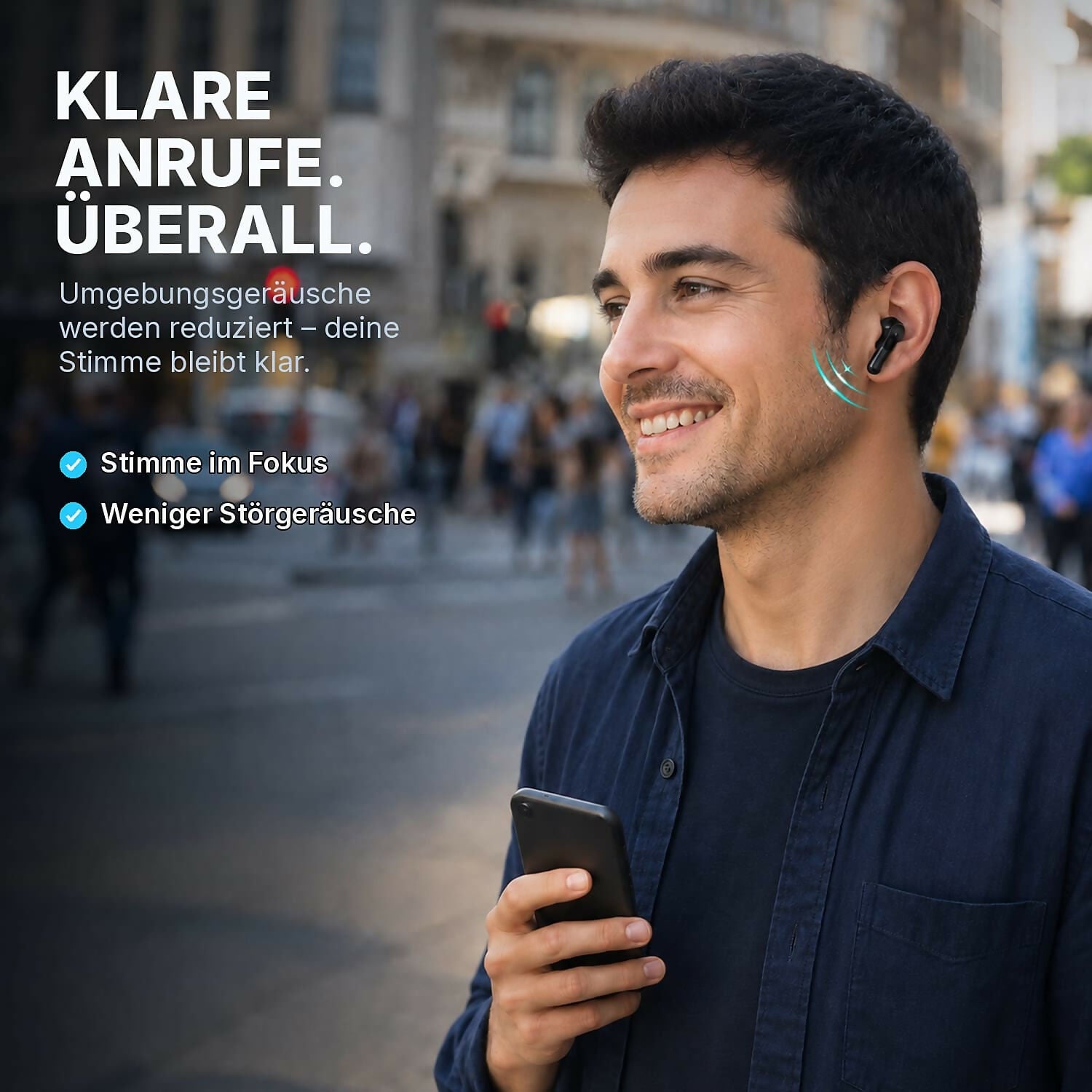 Oryzom AirBeat Ultra — Kabellose In-Ear-Kopfhörer mit Stereo-Sound für ein immersives Klangerlebnis