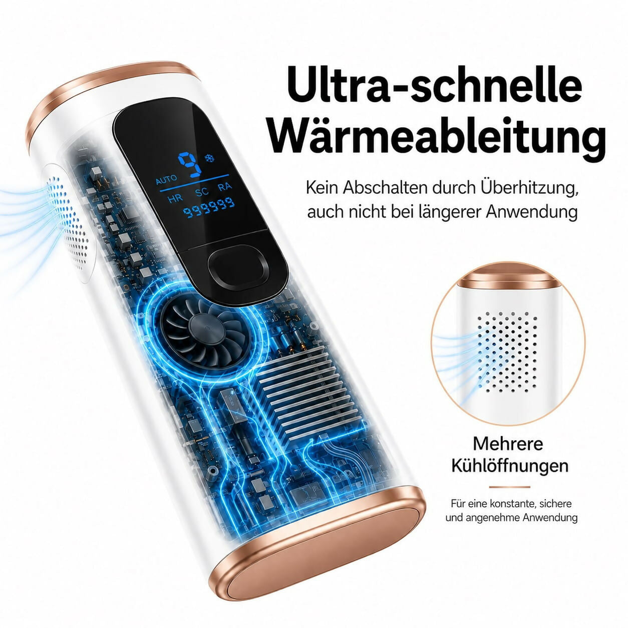Oryzom ProSilk — IPL-Technologie mit Kühlfunktion für langanhaltend glatte Haut