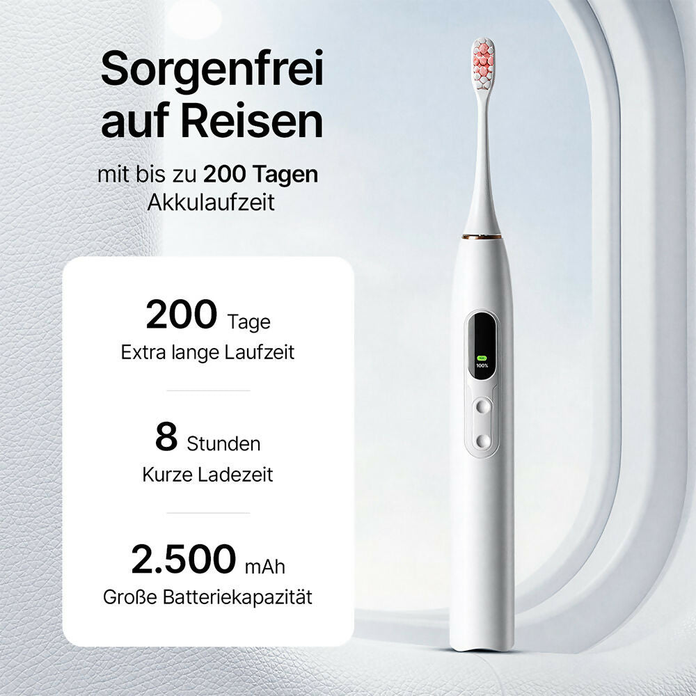 Oryzom ProSonic V1 — Professionelle Zahnreinigung mit Schalltechnologie für glattere Zähne und optimale Mundhygiene