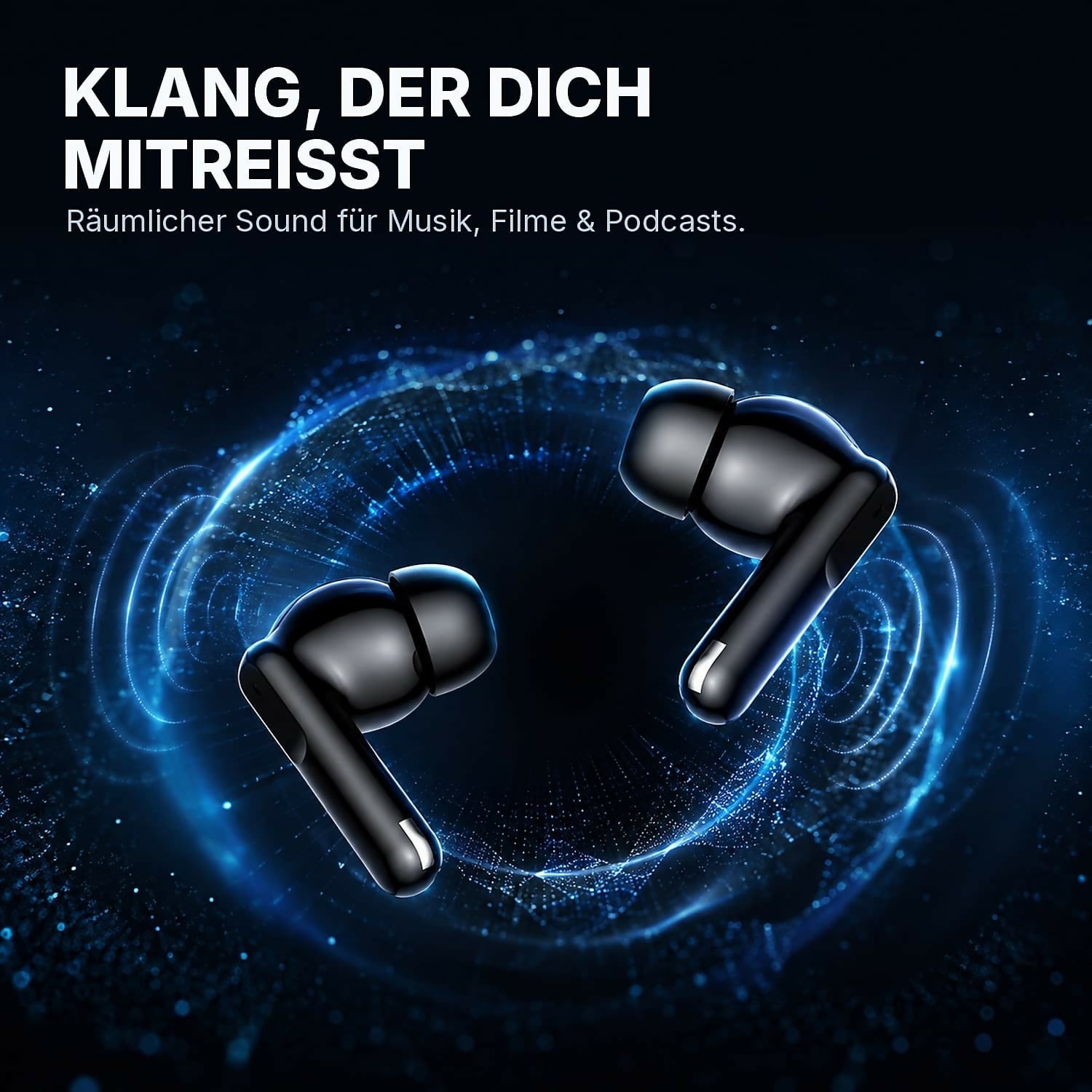 Oryzom AirBeat Ultra — Kabellose In-Ear-Kopfhörer mit Stereo-Sound für ein immersives Klangerlebnis