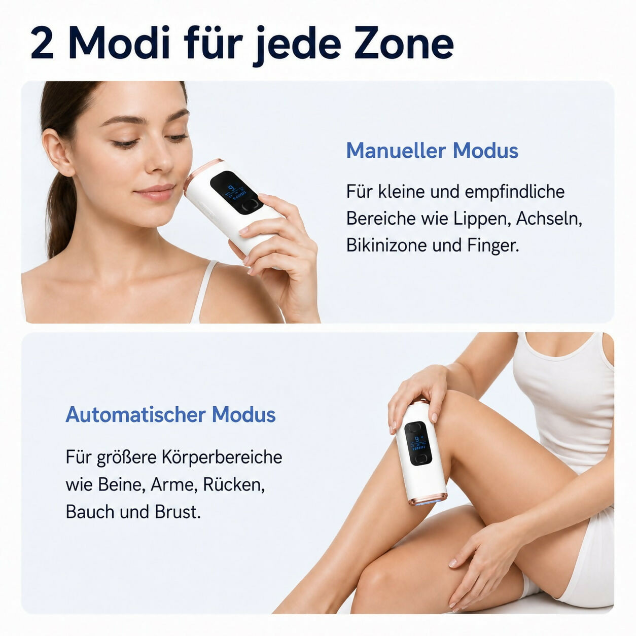 Oryzom ProSilk — IPL-Technologie mit Kühlfunktion für langanhaltend glatte Haut