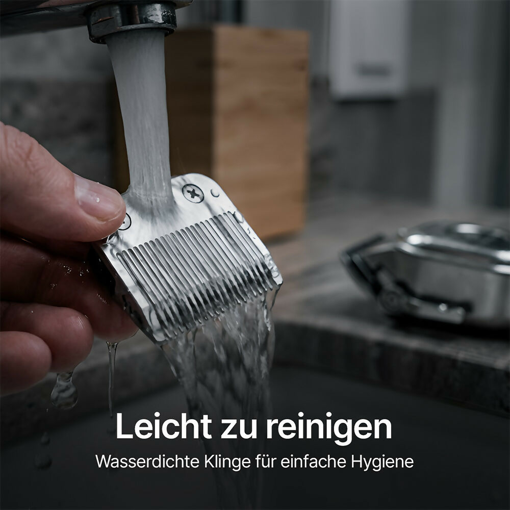 Oryzom ProCut 2.0 – Präzise Edelstahlklingen und kraftvoller Motor für gleichmäßige Schnitte bei Haar & Bart