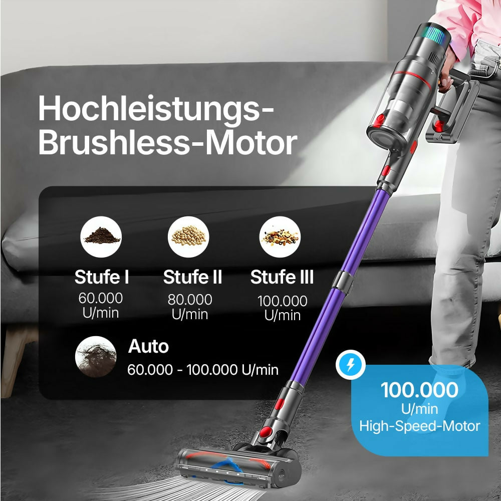 Oryzom V1 Ultra – Next-Gen-Motor mit 100.000 U/min für kraftvolle Reinigung