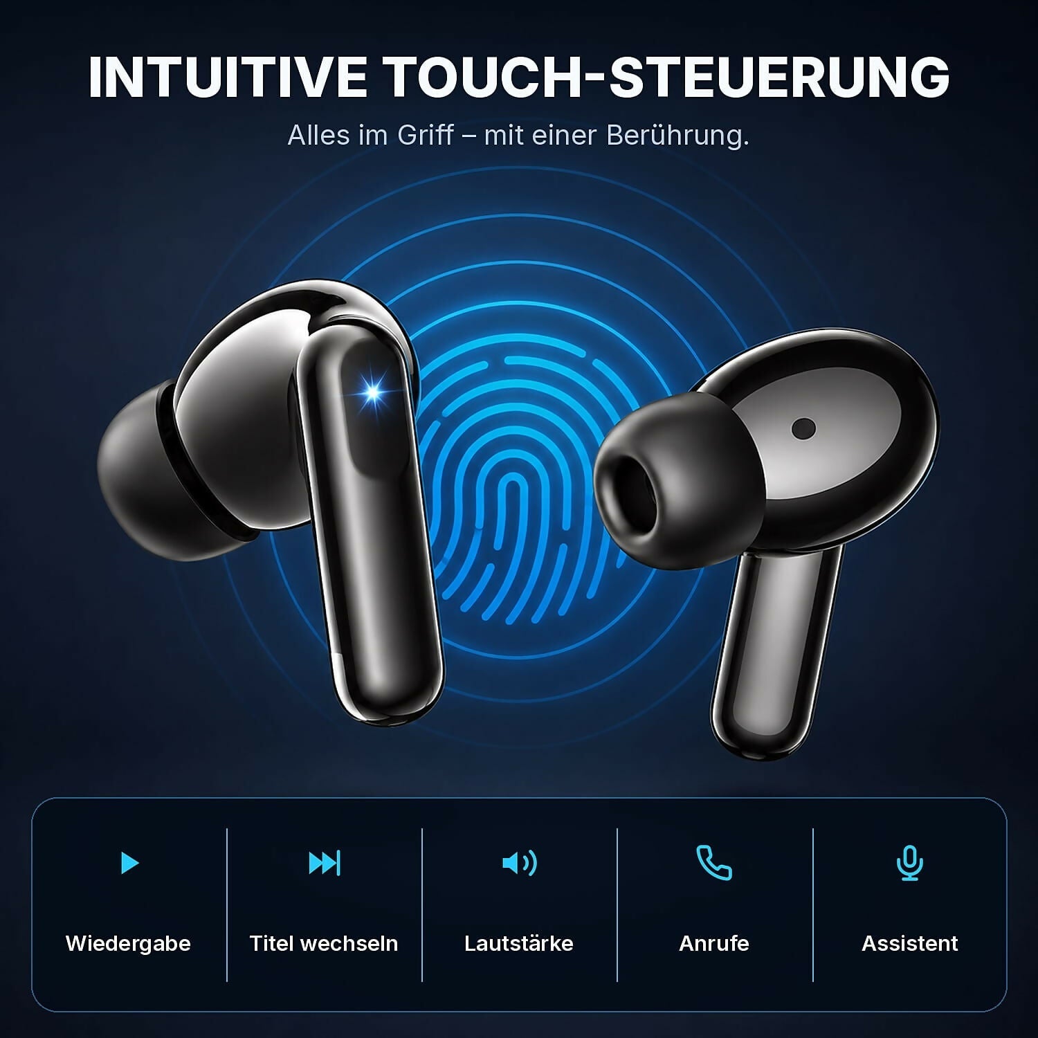Oryzom AirBeat Ultra — Kabellose In-Ear-Kopfhörer mit Stereo-Sound für ein immersives Klangerlebnis