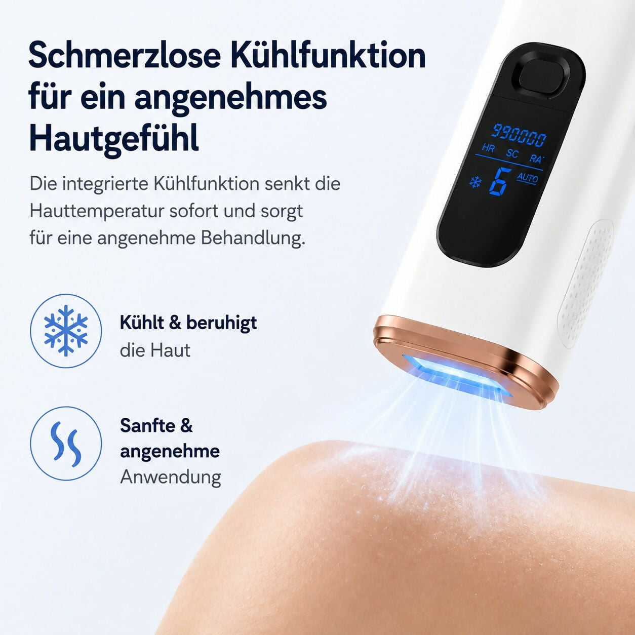 Oryzom ProSilk — IPL-Technologie mit Kühlfunktion für langanhaltend glatte Haut