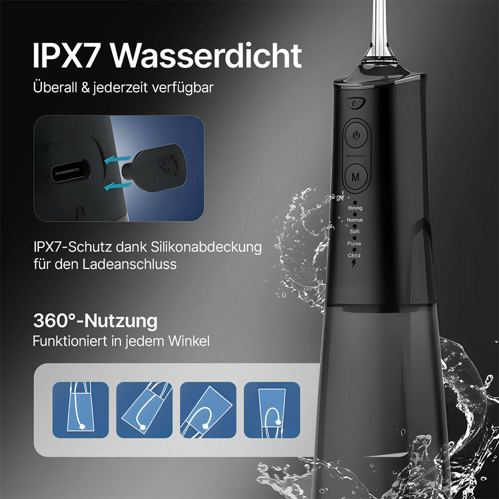 Oryzom ProFlow 2.0 — Tiefenreine Reinigung und gesundes Zahnfleisch dank präziser Wasserstrahl-Technologie