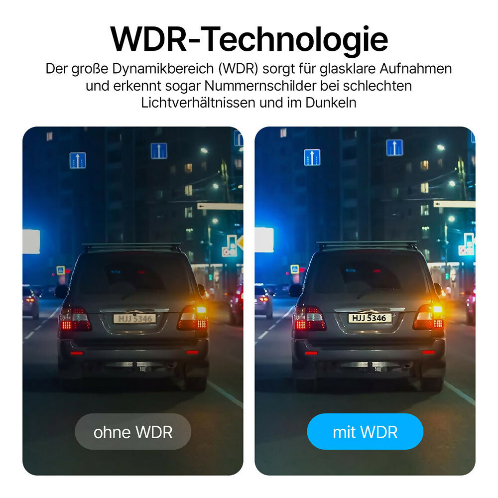 Oryzom 4K Dashcam mit 3,94