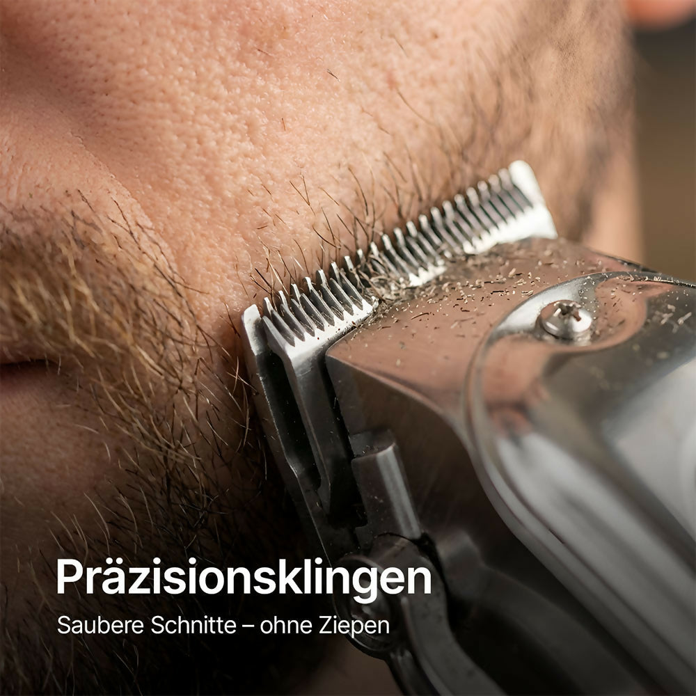 Oryzom ProCut 2.0 – Präzise Edelstahlklingen und kraftvoller Motor für gleichmäßige Schnitte bei Haar & Bart
