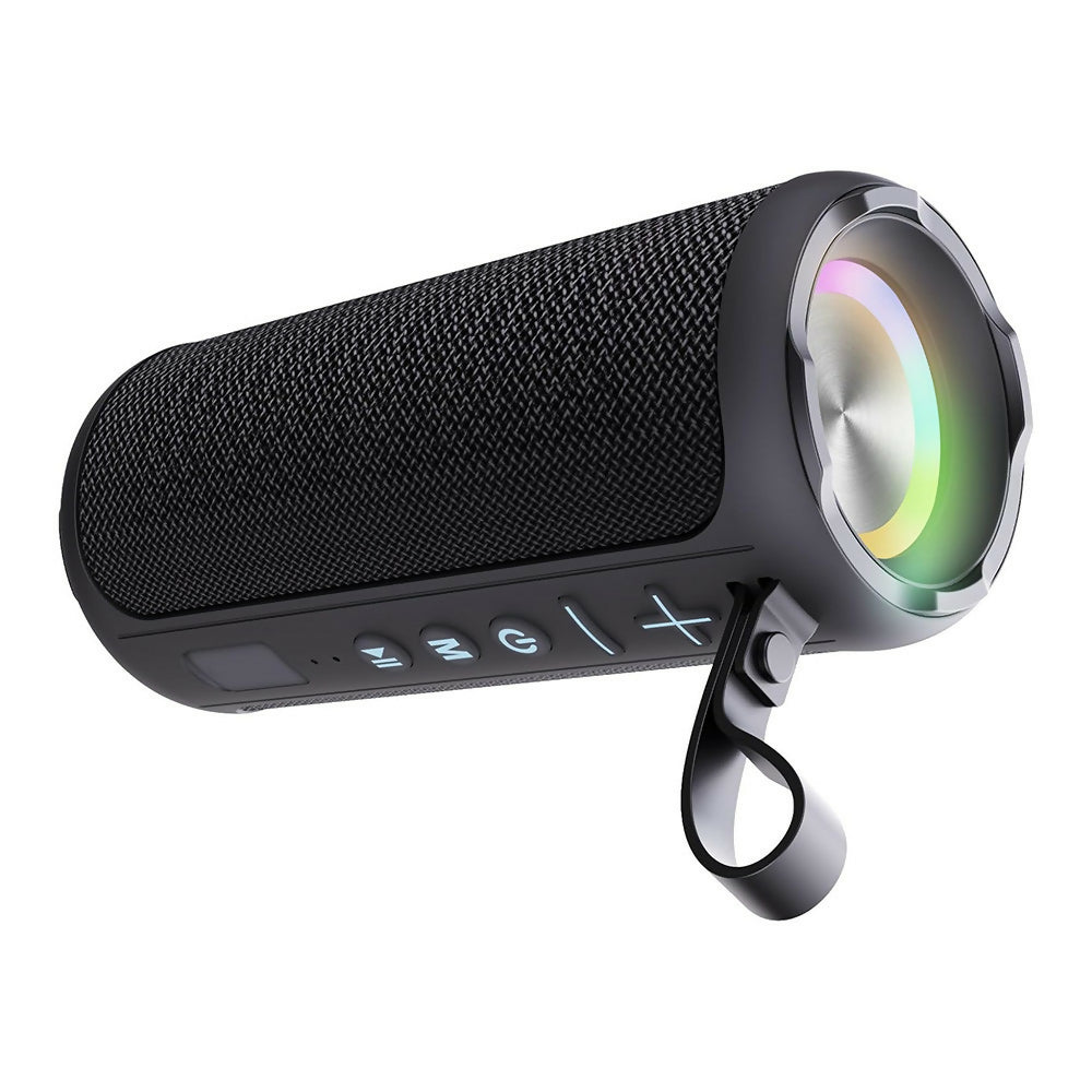 Bluetooth Lautsprecher mit HD-Sound / LED Lichtern / IPX6 wasserdicht / Bluetooth 5.1 & Multipairing-Funktion / 20 W Dual-Lautsprecher-Subwoofer